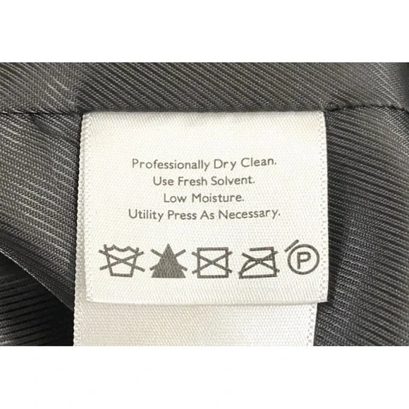 Eddie Bauer Mens Dark Gray Canvas Blazer Size M Medium Herringbone Sports Coat - Picture 9 of 10